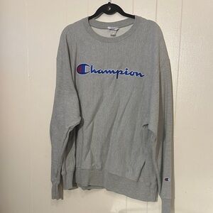 Champion Heather Gray Crewneck Sweatshirt